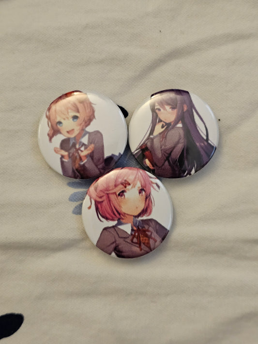 1.25" ddlc button pins