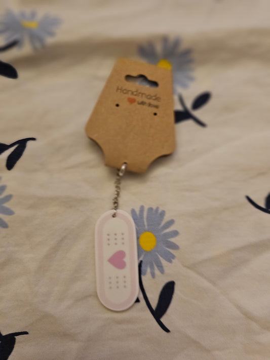 Band-aid Acrylic Keychain