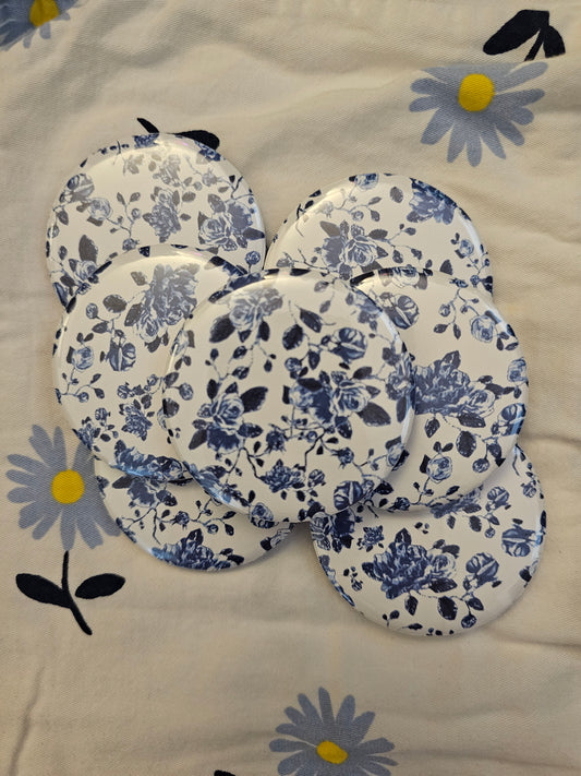 2.25" porcelain design button pin