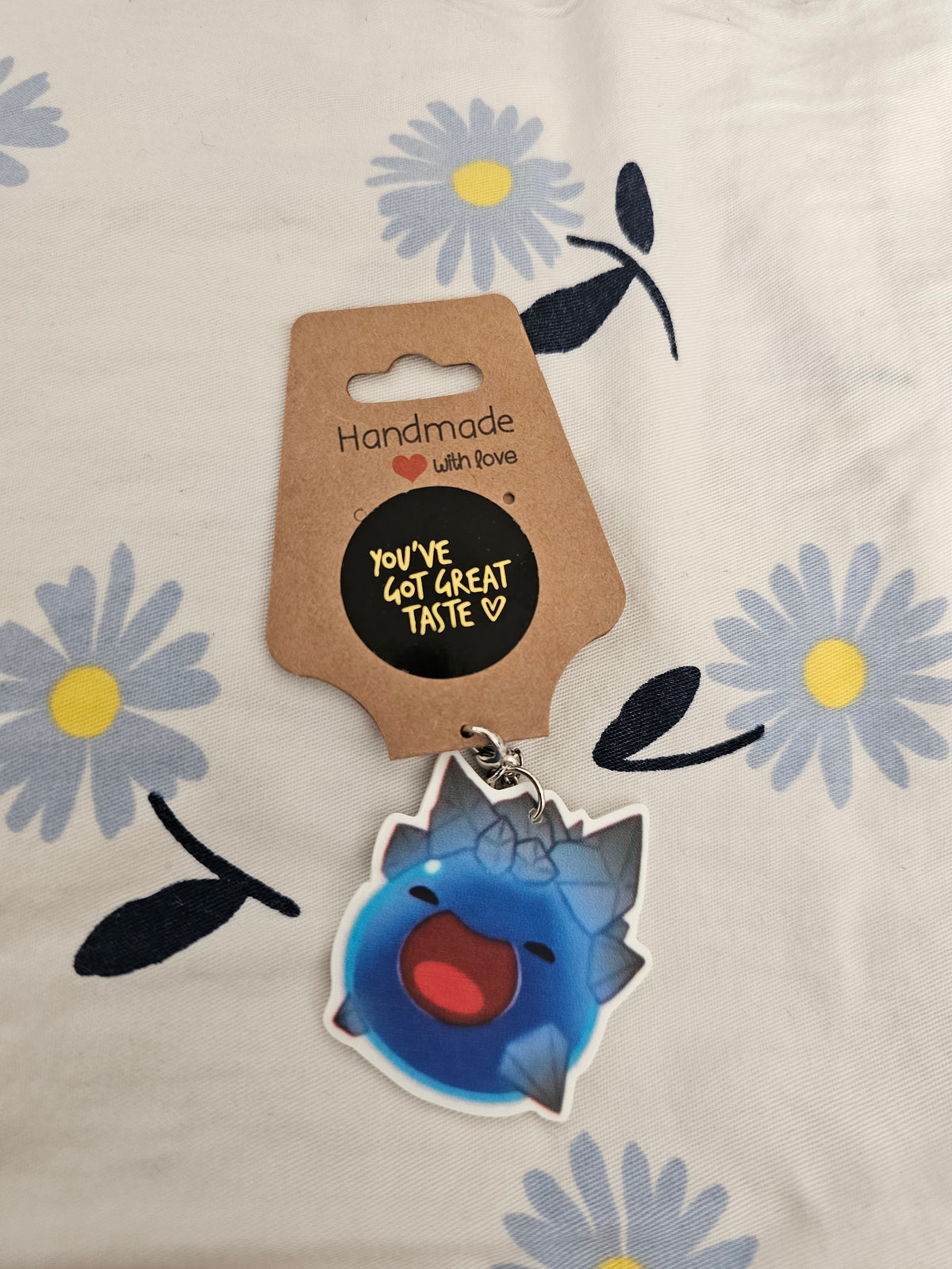 rock slime keychain