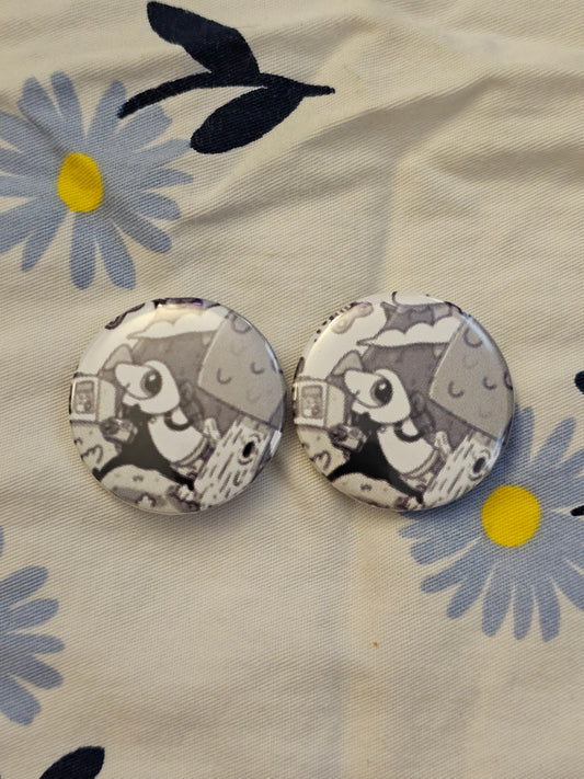 1.25" TOEM button pins