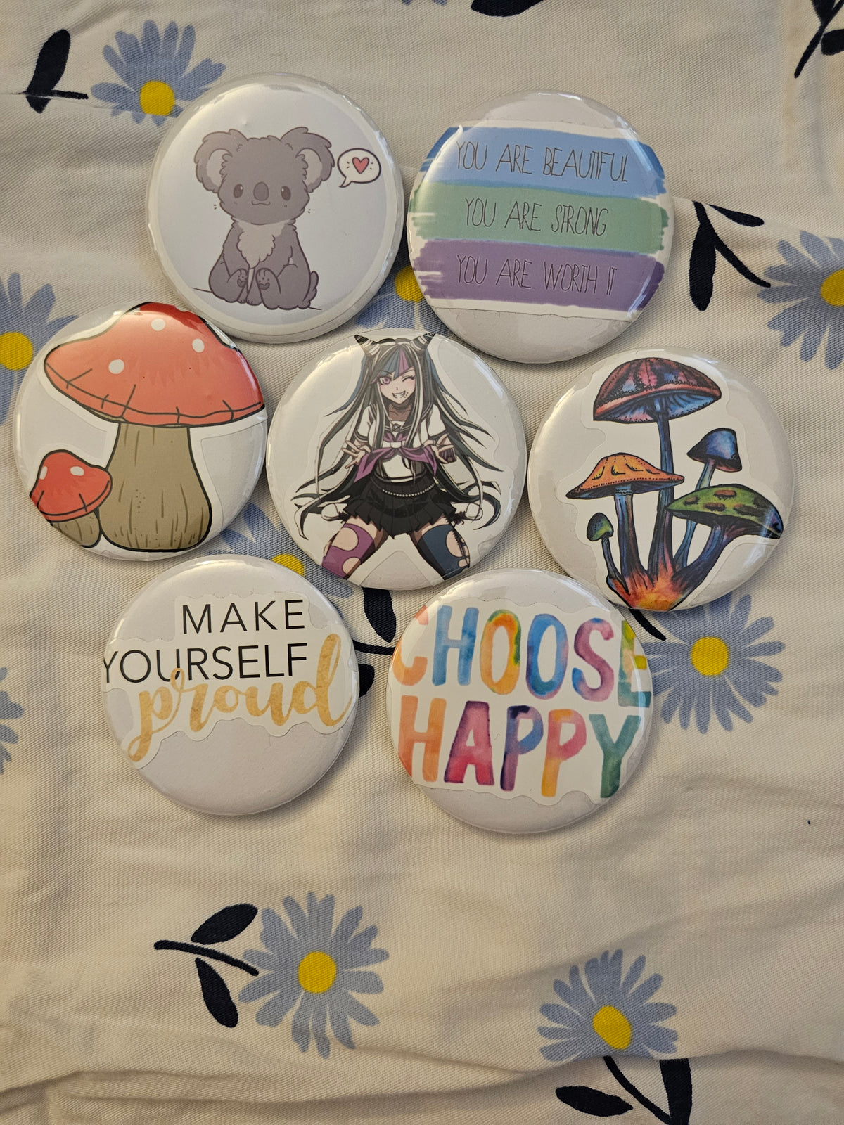 2.25" Misc button pins