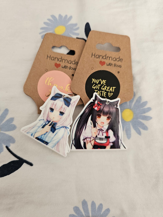 Nekopara keychains