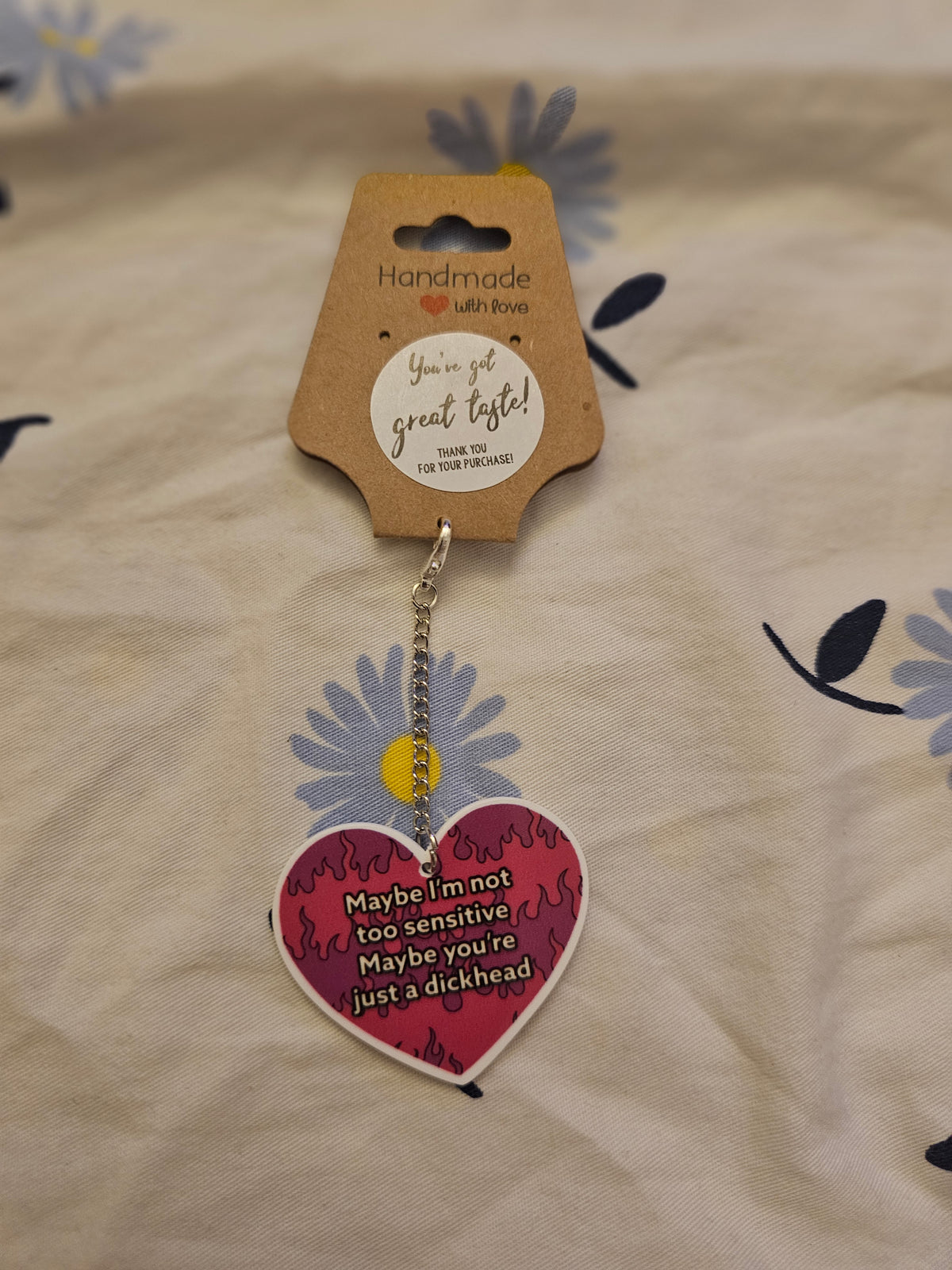 Not sensitive Keychain